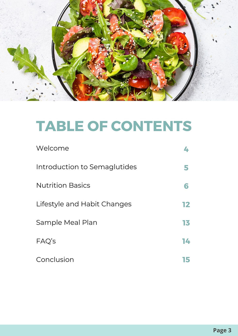 Semaglutide Diet Plan PDF Image